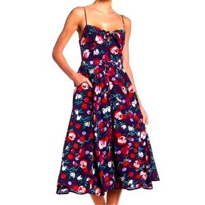 Yumi Kim 100% Silk Pretty Woman Button Front Dress size Large